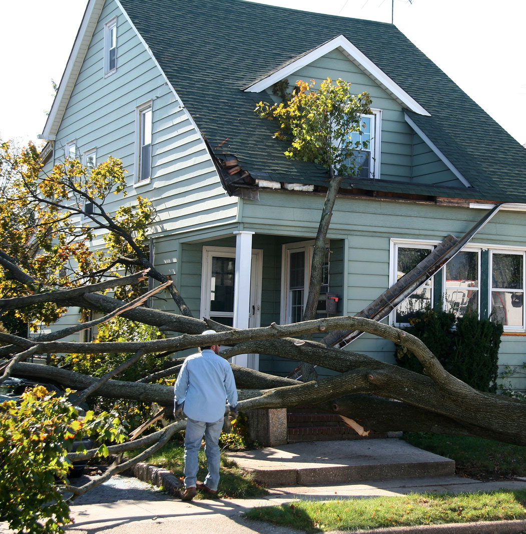 Alabama home roof damage